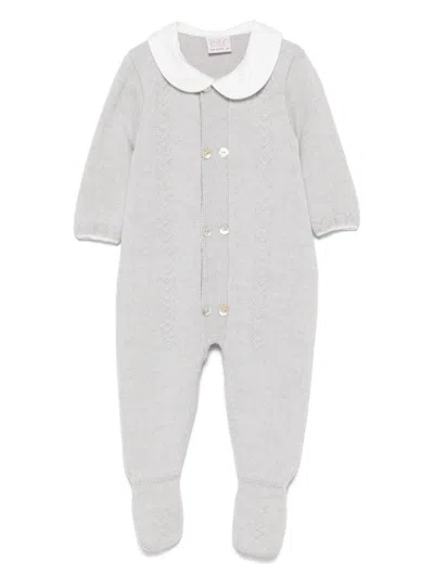 Paz Rodriguez Babies' Wool Pajamas In 灰色
