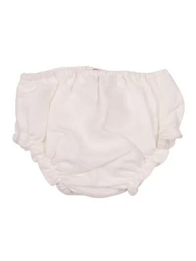 Paz Rodriguez Woven Newborn Bloomers "alaia" In White