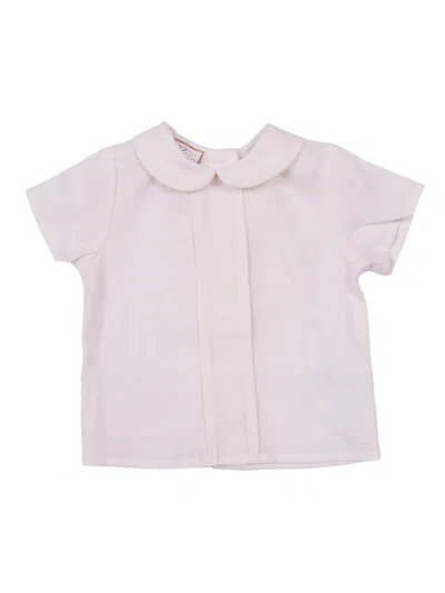 Paz Rodriguez Woven Newborn Blouse "ceremonia V26" In Pink
