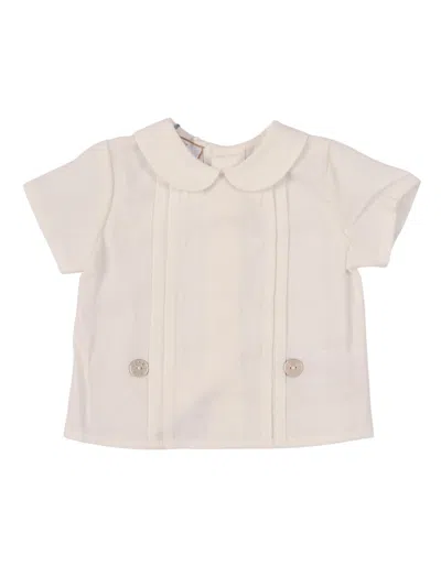 Paz Rodriguez Woven Newborn Blouse "paz V26" In White
