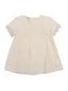 Paz Rodriguez Woven Newborn Dress "paz Oi 24-25" In White