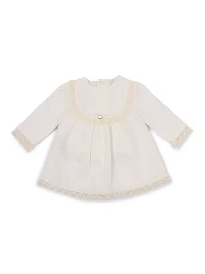 Paz Rodriguez Woven Newborn Dress "paz Oi 25-26" In White