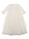 Paz Rodriguez Woven Newborn Long Dress "paz Oi 24-25" In White