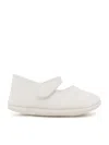 Paz Rodriguez Woven Newborn Shoes "esencial" In White