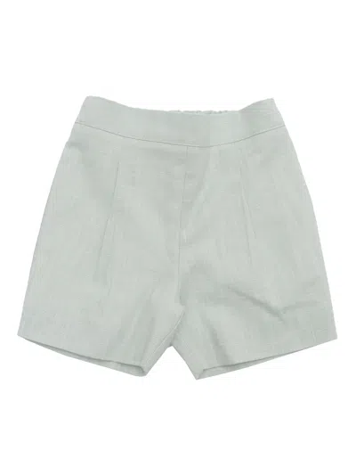 Paz Rodriguez Kids'  Woven Newborn Short "ceremonia V25" In Green