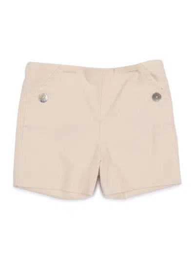 Paz Rodriguez Woven Newborn Short "paz Oi 25 26" In Neutral