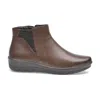 Pazstor Lambskin Dora Boots In Barista Brown In Multi