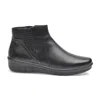 Pazstor Lambskin Dora Boots In Black In Black