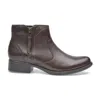 Pazstor Lambskin Faby Boots In Espresso Brown In Multi