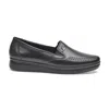 Pazstor Lambskin Mireya Moccasins In Black In Black