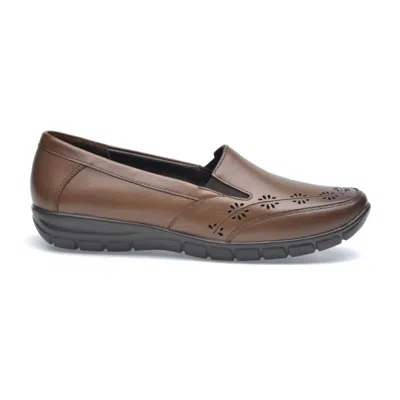 Pazstor Lambskin Moccasin In Bison Brown