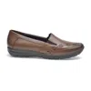 Pazstor Lambskin Moccasin In Bison Brown In Multi