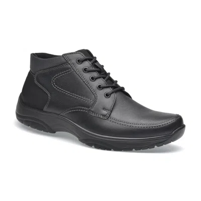 Pazstor Men's Boots - Low Ankle - Cowhide Leather - Jonas In Black