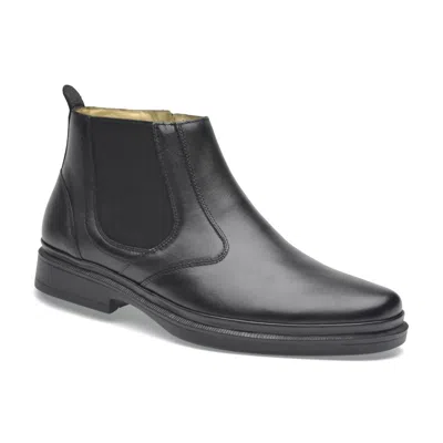 Pazstor Men's Boots Lambskin Leather Traditional In Black