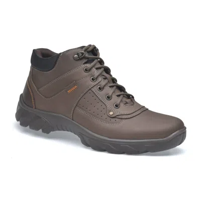 Pazstor Men's Boots Leather In Archer In Grey
