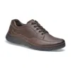 Pazstor Men's Leather Oxfords Rock In Barista Brown In Multi