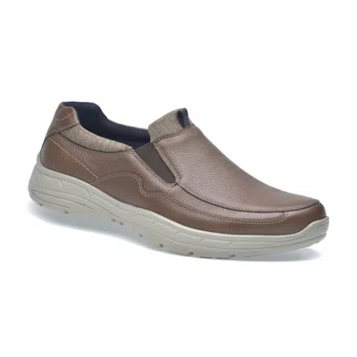 Pazstor Men's Nubuck Leather Mocassin - Abdiel In Brown