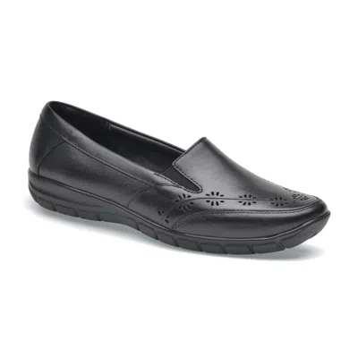 Pazstor Women's Lambskin Mocassin- Angy In Black