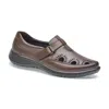 Pazstor Women's Celeste Lambskin Shoes In Espresso Brown In Multi