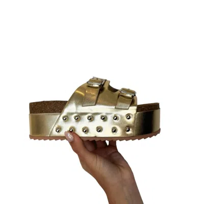 Pazzle Women's Elevate Platform Sandals In Gold