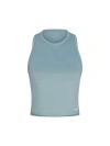 Pb5star Cropped Racer Back Tank In Blue