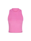 Pb5star Cropped Racer Back Tank In Pink