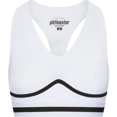 Pb5star Heritage Bra Top In White