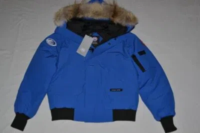 Pre-owned Pbi Canada Goose Men's Chilliwack Bomber Jacket  Blue All Sizes Authentic In Gold