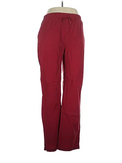 Pre-owned Pbx Basics Track Pants In Burgundy