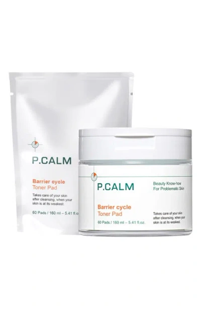 P.calm Barrier Cycle Toner Pad In Transparent