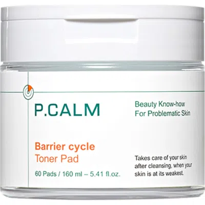 P.calm Barrier Cycle Toner Pad In Transparent