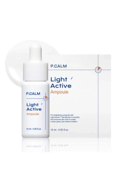 P.calm Light Active Ampoule Face Serum In Transparent