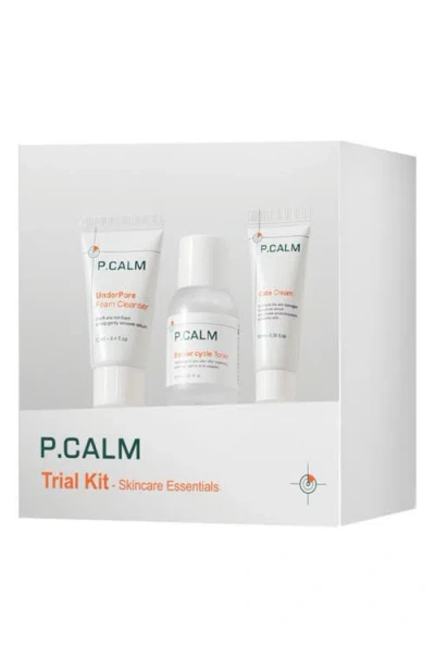 P.calm Skincare Essentials Trial Kit In Transparent