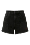 Pcfg Boomerang Denim Shorts In Black