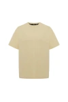 Pcfg Cotton Destroyed Logo Tee In Nude