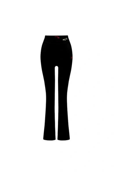 Pcfg Cotton Flare Yoga Pant In Black