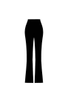 Pcfg Cotton Flared Skinny Pant In Black