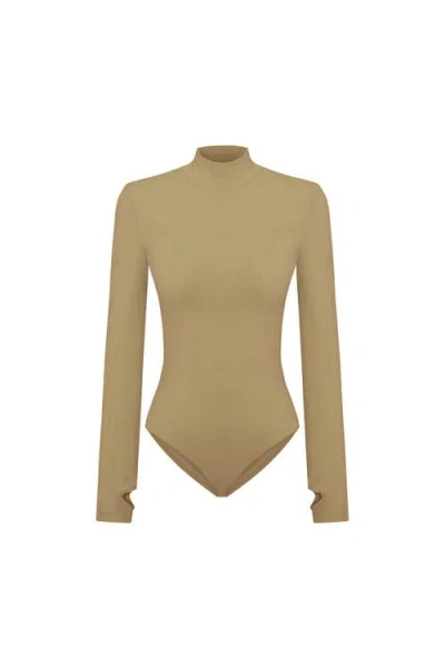 Pcfg Women High Neck Bodysuit - Covert Green