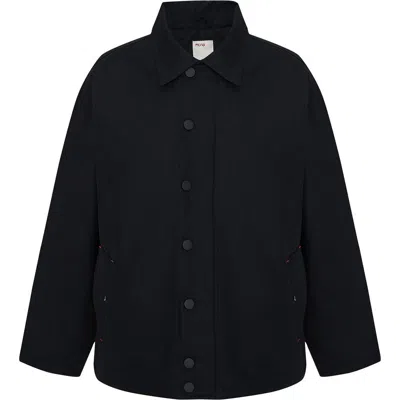 Pcfg Cotton Men Oversized Puffer Jacket In Black