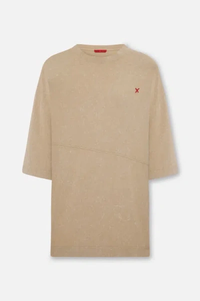 Pcfg Daydreamers Acid Wash Short Sleeve T Shirt In Nude