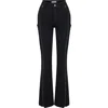 Pcfg Flare Denim Pant In Black