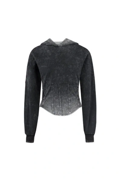 Pcfg Free Heaven Acid Wash Hoodie In Black
