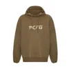 Pcfg Green Men Oversized Hoodie In Green