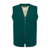 Pcfg Green Men Woven Track Vest - Pine Grove In Green