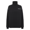 Pcfg Grey / Black Men High Neck Tee - Black In Grey/black