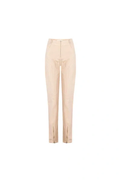 Pcfg Linen Blend Free Heaven Boomerang Linen Pant In Neutral
