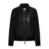 Pcfg Men's Black Bomber Leather Jacket In Black