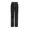 Pcfg Men's Black / Grey Your Itch Colorblocked Denim Pant - Jet Black In Black