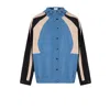 Pcfg Men's Blue / White Free Heaven Panelled Active Jacket In Blue/white