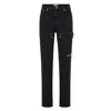 Pcfg Men's Cargo Denim Pant With Zip - Black In Black
